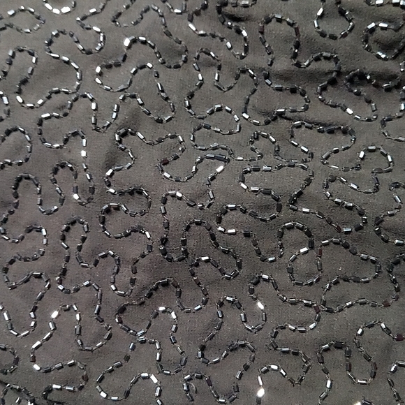 Glitzy Glam Evening Top by Leslie Fay  Size 2X - Picture 4 of 10